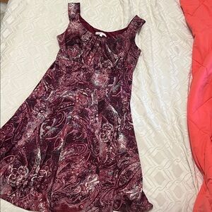 Empire Waist Paisley Dress